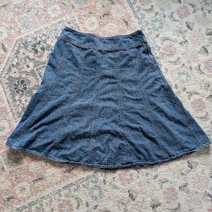 Jones New York 💙 Denim A-Line Skirt